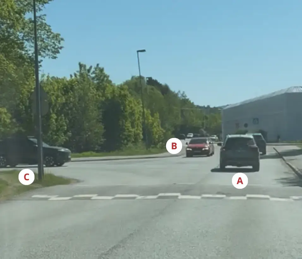 Vikepliktsituasjon i trafikken